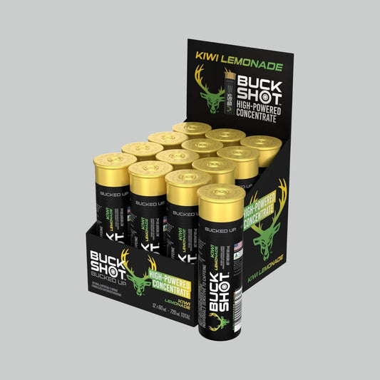 Buck Shots Energy Drink, 12 x 60ml