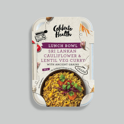 Celebrate Health Vegan Lunch Bowl Meals, 6 x 280g