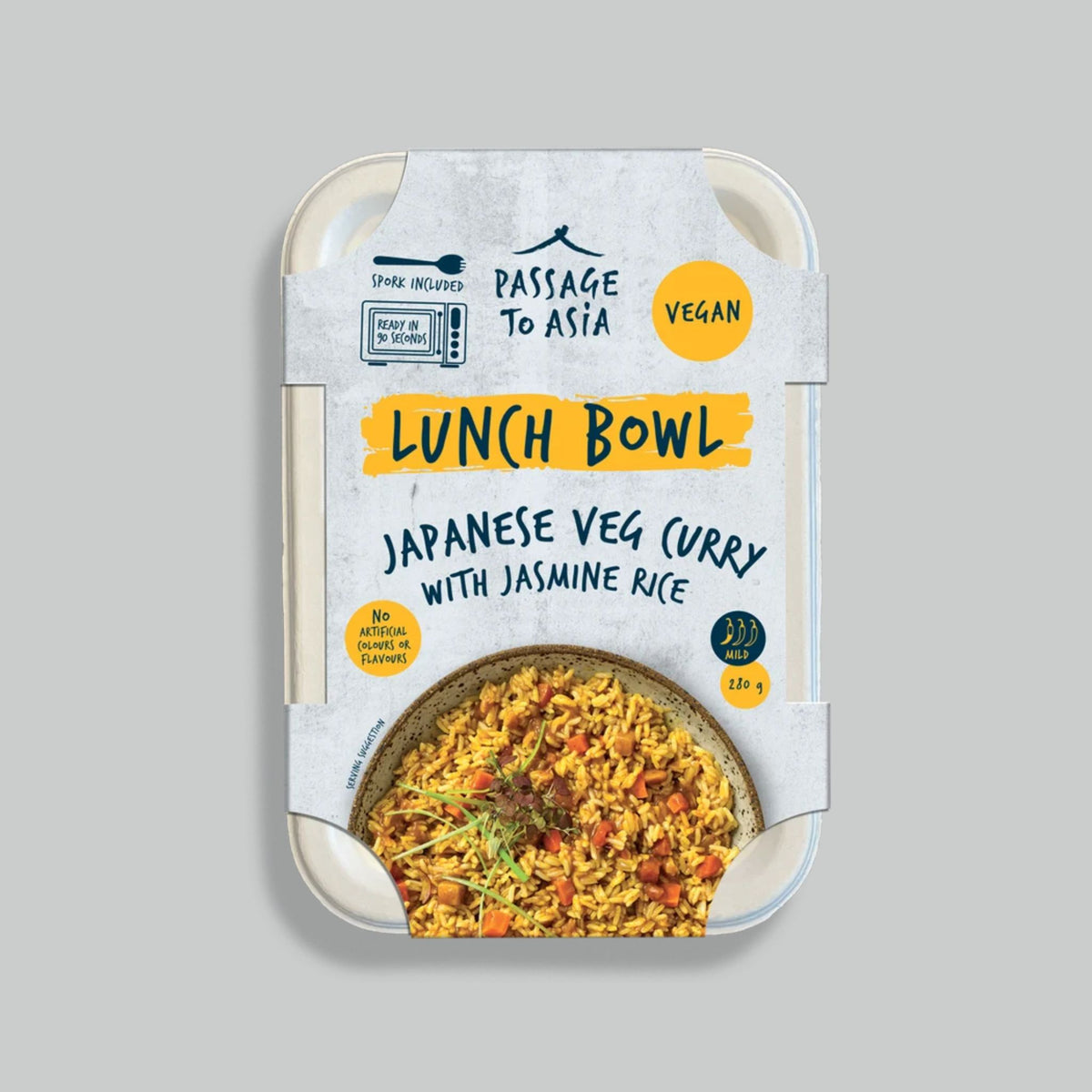 Passage to Asia Vegan Lunch Bowl Meals, 6 x 280g