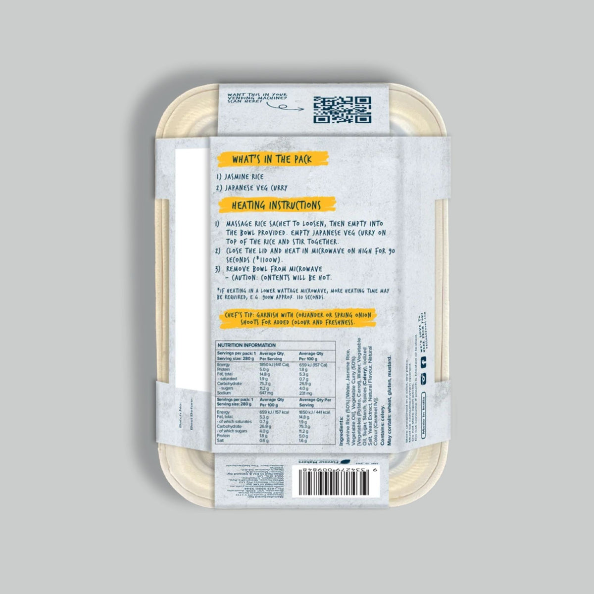 Passage to Asia Vegan Lunch Bowl Meals, 6 x 280g