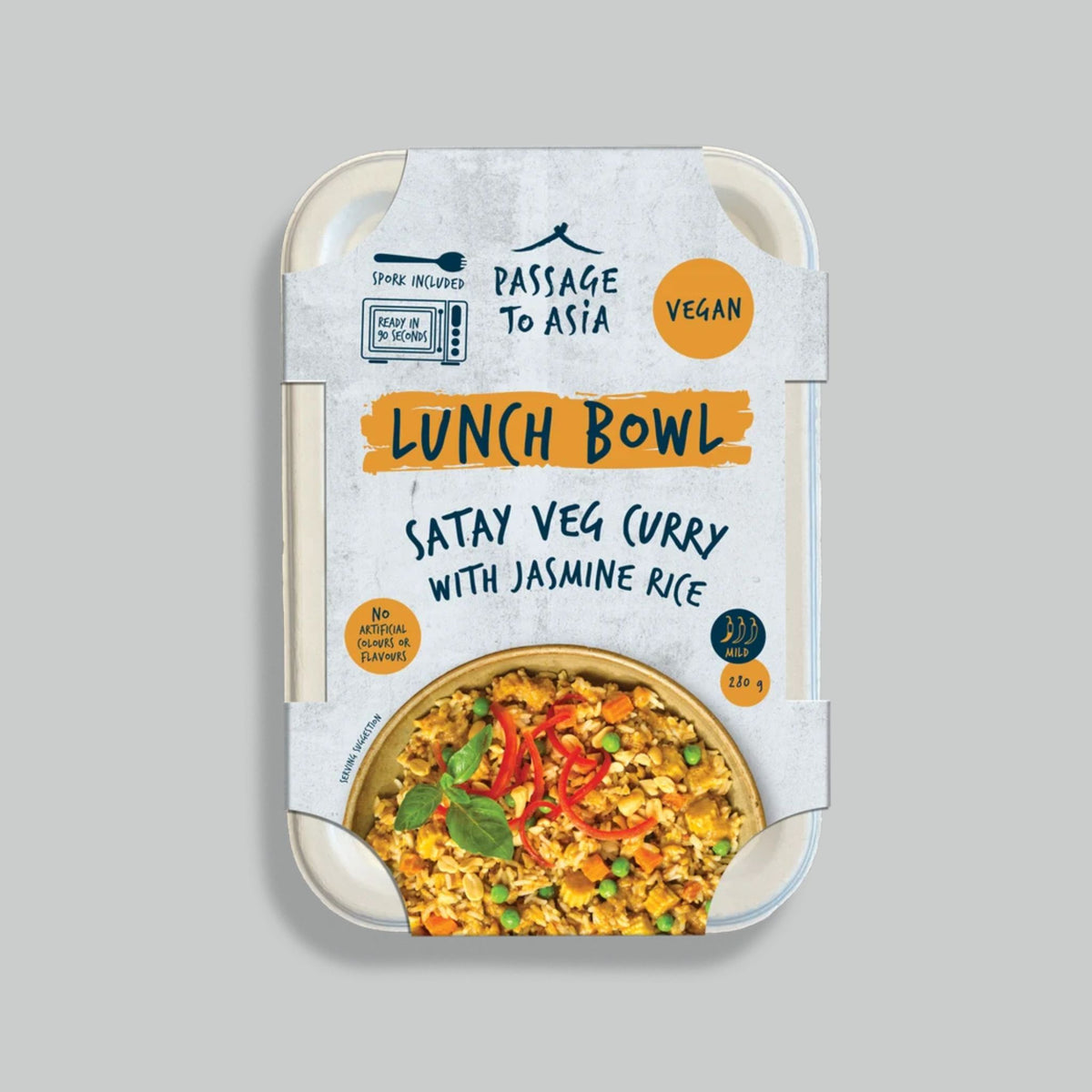 Passage to Asia Vegan Lunch Bowl Meals, 6 x 280g