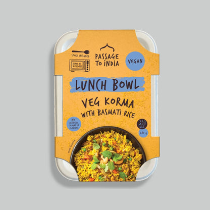 Passage to India Vegan Lunch Bowl Meals, 6 x 280g