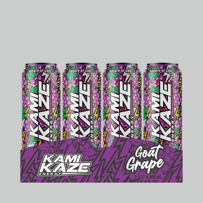 Kamikaze Energy Drink Range, 12x500ml, 160mg Caffeine