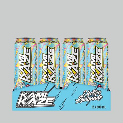Kamikaze Energy Drink Range, 12x500ml, 160mg Caffeine
