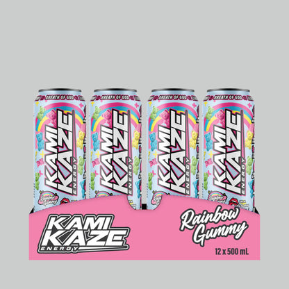 Kamikaze Energy Drink Range, 12x500ml, 160mg Caffeine