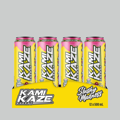 Kamikaze Energy Drink Range, 12x500ml, 160mg Caffeine