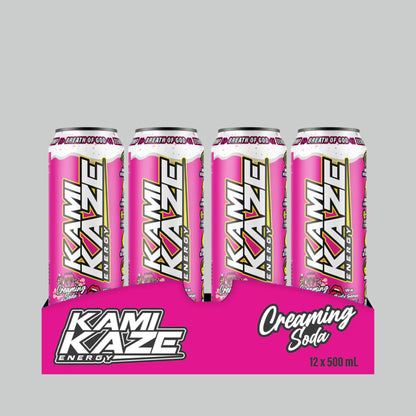Kamikaze Energy Drink Range, 12x500ml, 160mg Caffeine