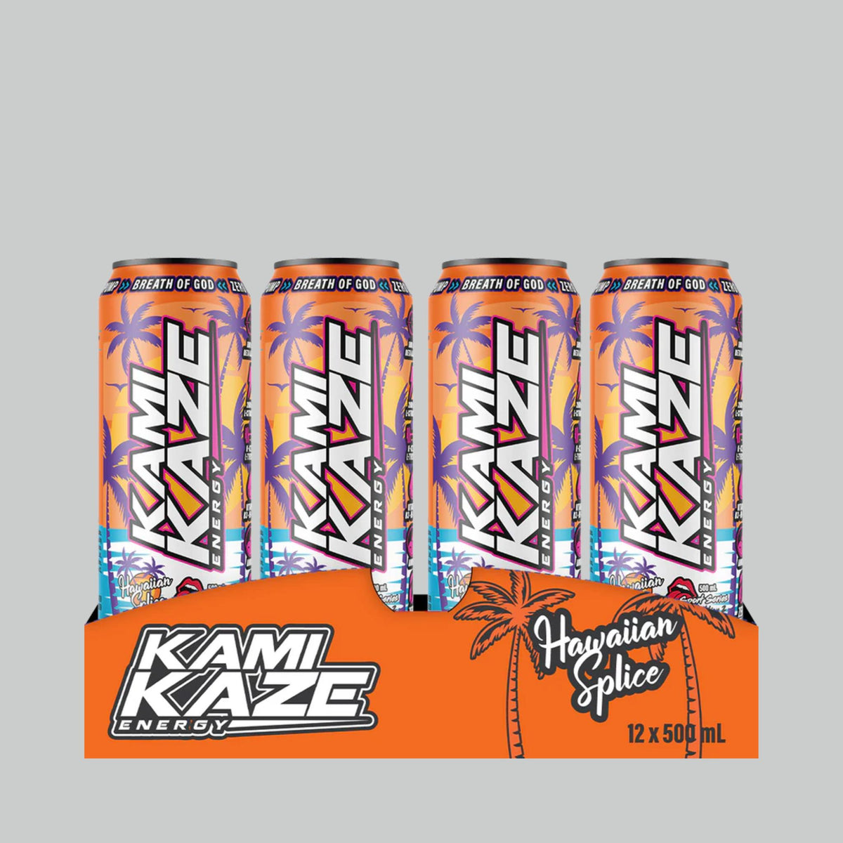 Kamikaze Energy Drink Range, 12x500ml, 160mg Caffeine