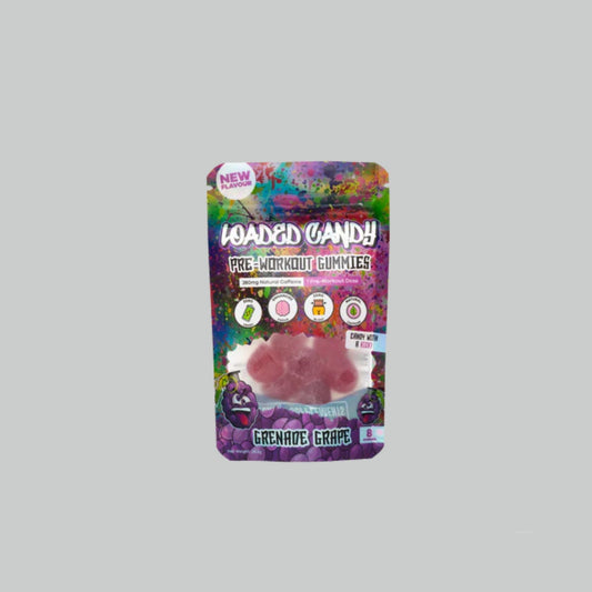 Loaded Candy Preworkout Gummies, Single Serve