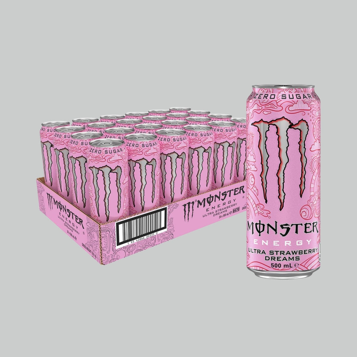 Monster Ultra Energy Drink, 24 x 500ml