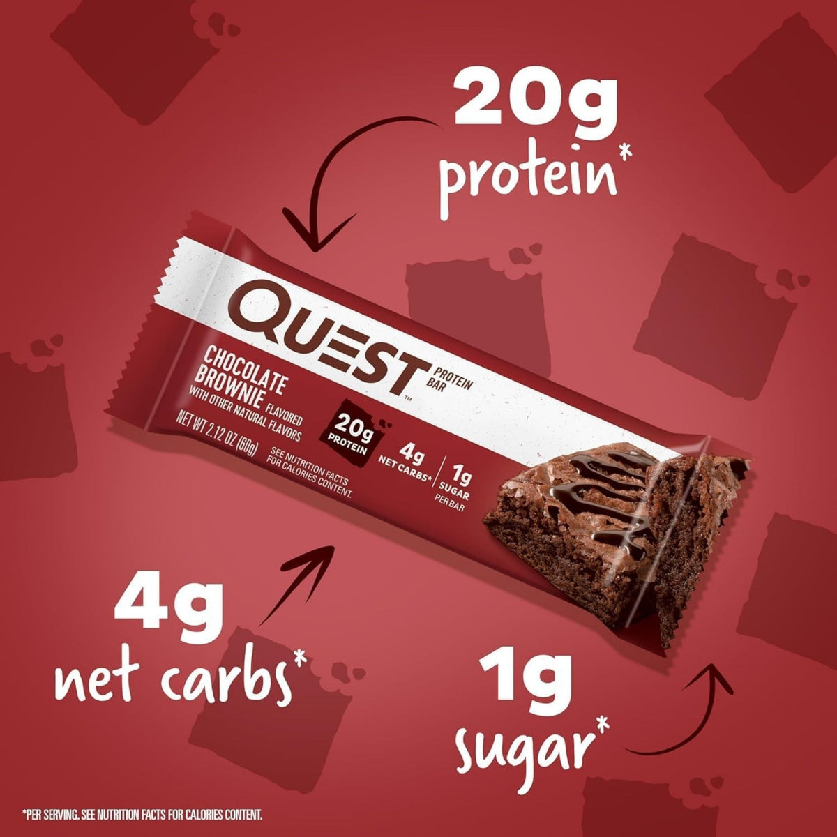 Quest Protein Bar, High Protein, Low Carb, Keto Friendly, 60g, 12 Count