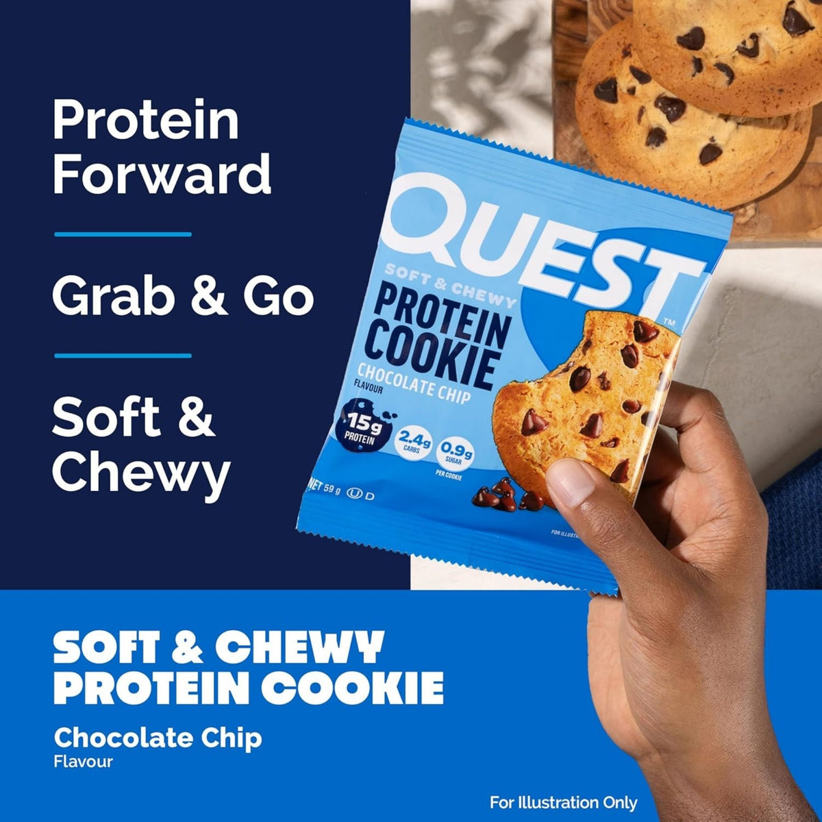 Quest Protein Cookies, High Protein, Low Carb, Keto Friendly, 59g, 12 Count