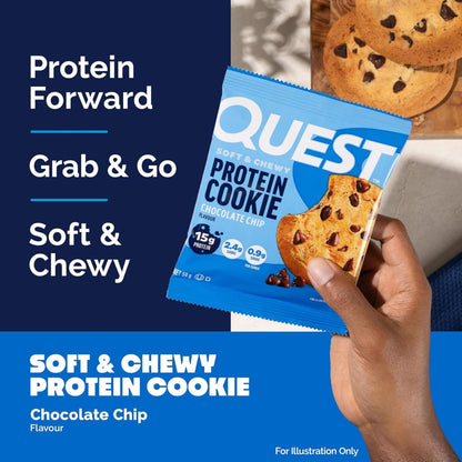 Quest Protein Cookies, High Protein, Low Carb, Keto Friendly, 59g, 12 Count