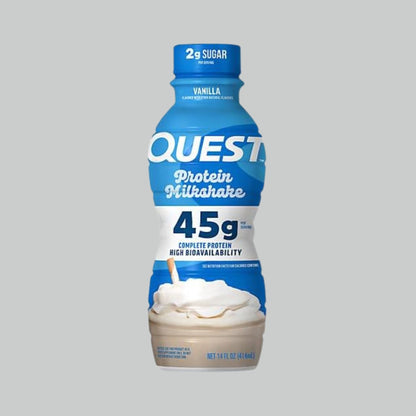 Quest Nutrition Protein Shake, 45g Protein, 2g Sugar, 4g Net Carbs, Ready to Drink, Gluten Free, 12 Count