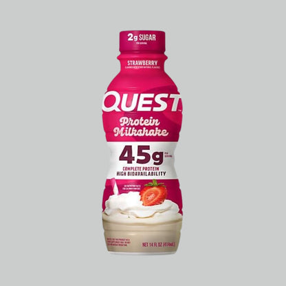 Quest Nutrition Protein Shake, 45g Protein, 2g Sugar, 4g Net Carbs, Ready to Drink, Gluten Free, 12 Count